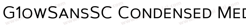 G1owSansSC Condensed Medium字体转换